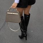 Structured Top Handle Handbag – Iconic Elegance & Timeless Design