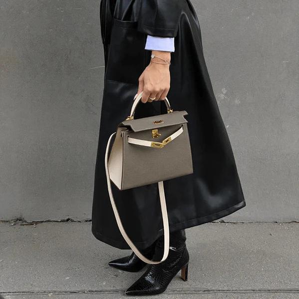 Structured Top Handle Handbag – Iconic Elegance & Timeless Design