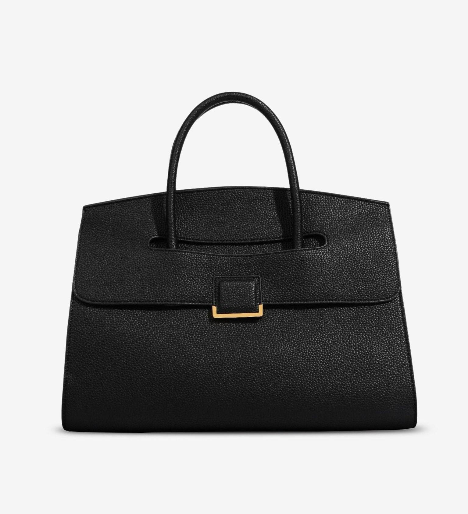 Structured Top-Handle Satchel – Elegant Classic Handbag