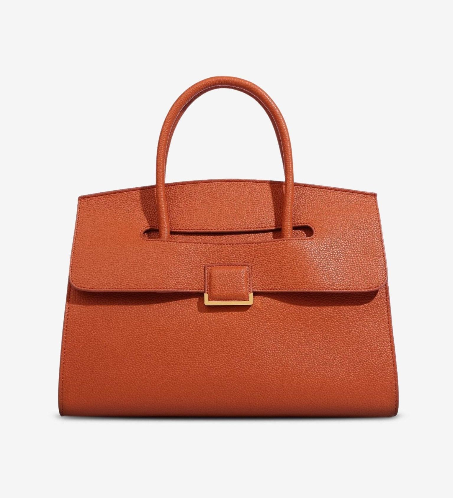 Structured Top-Handle Satchel – Elegant Classic Handbag