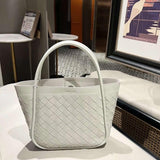 Woven Black Tote Bag — Timeless elegance with everyday functionality