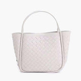 Woven Black Tote Bag — Timeless elegance with everyday functionality
