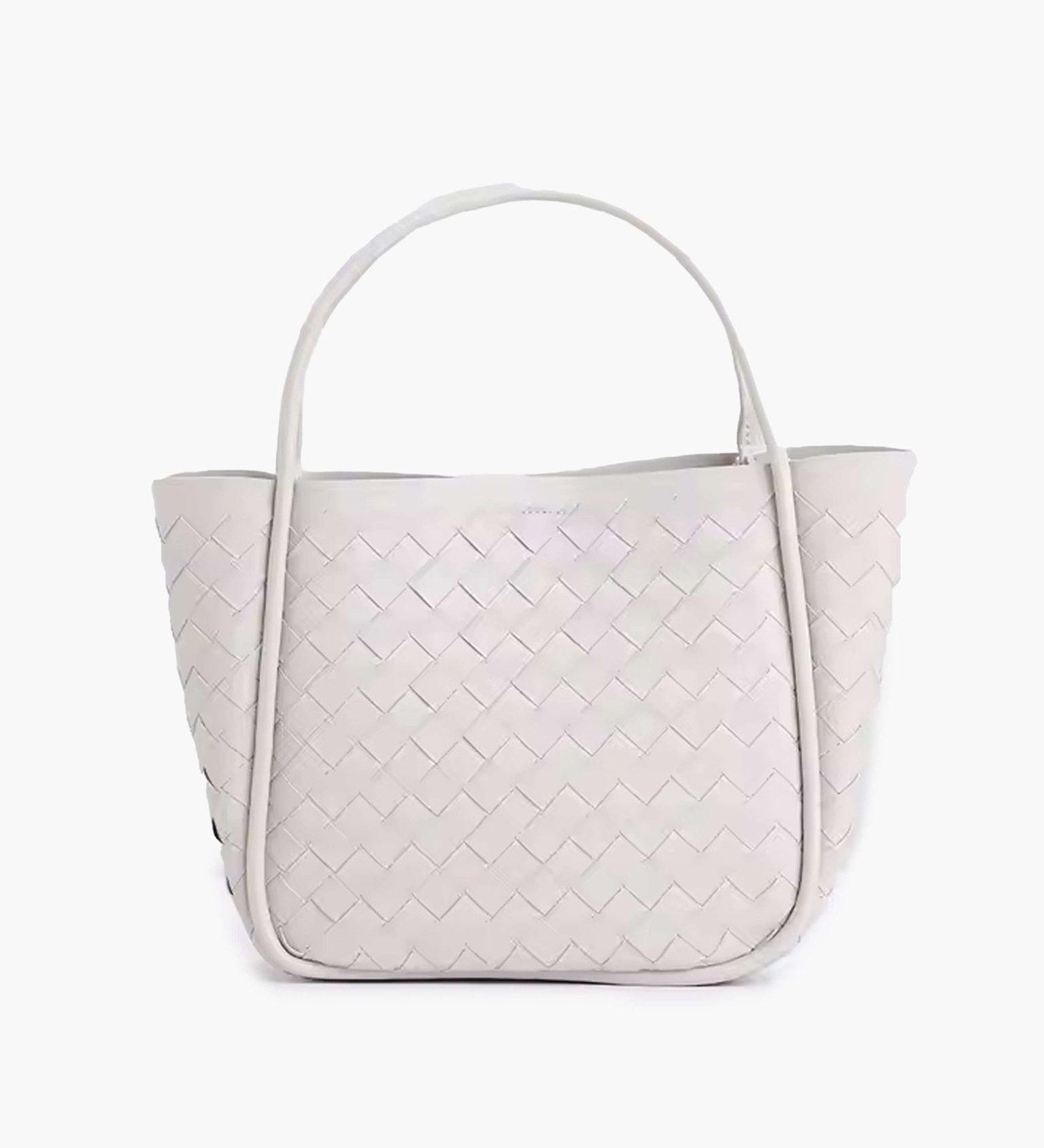 Woven Black Tote Bag — Timeless elegance with everyday functionality