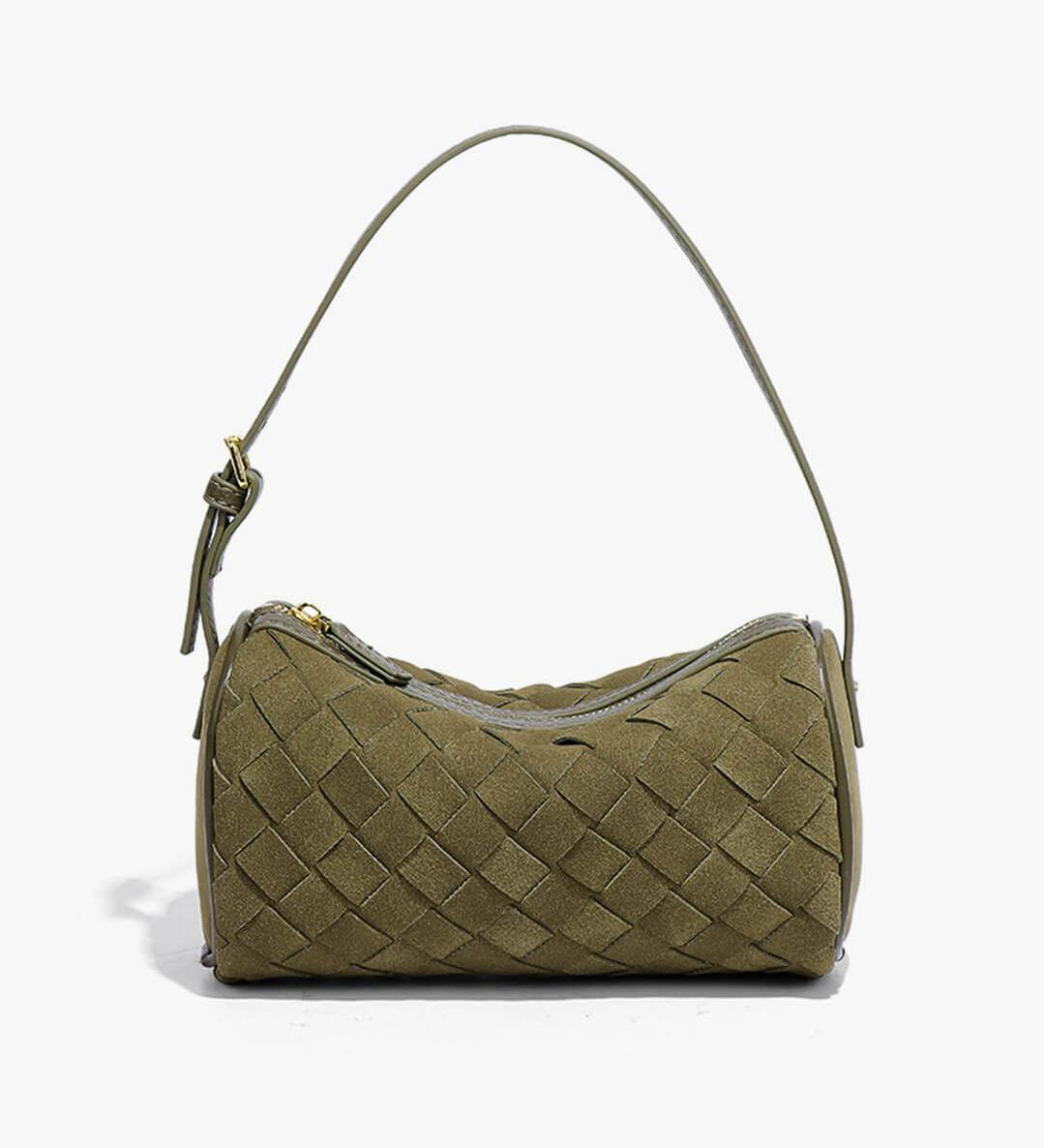 Woven Shoulder Bag — Effortless sophistication with a soft textured finish
