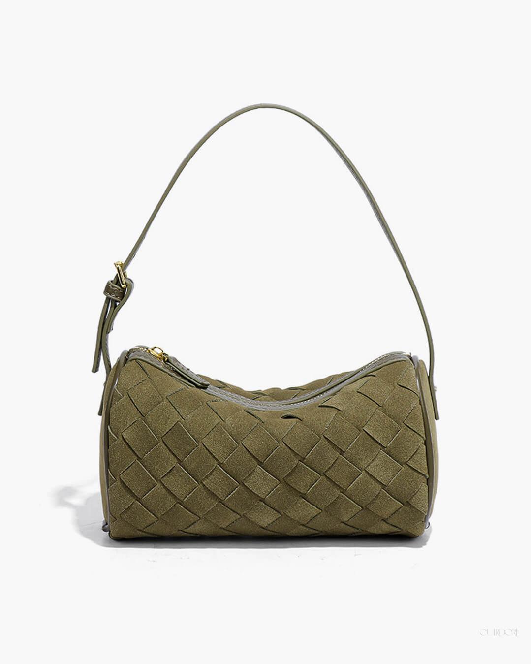 Woven Shoulder Bag — Effortless sophistication with a soft textured finish