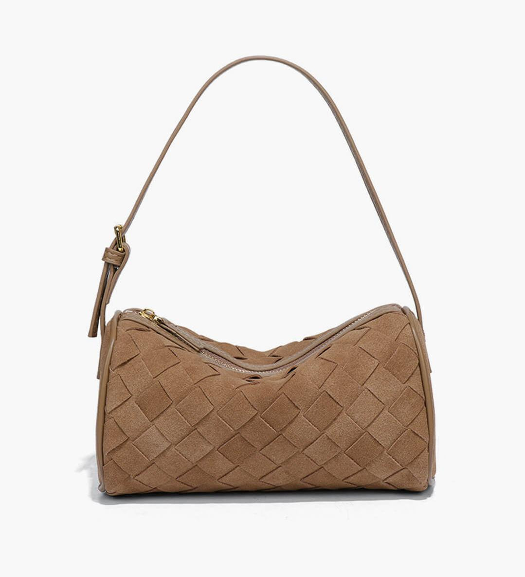 Woven Shoulder Bag — Effortless sophistication with a soft textured finish