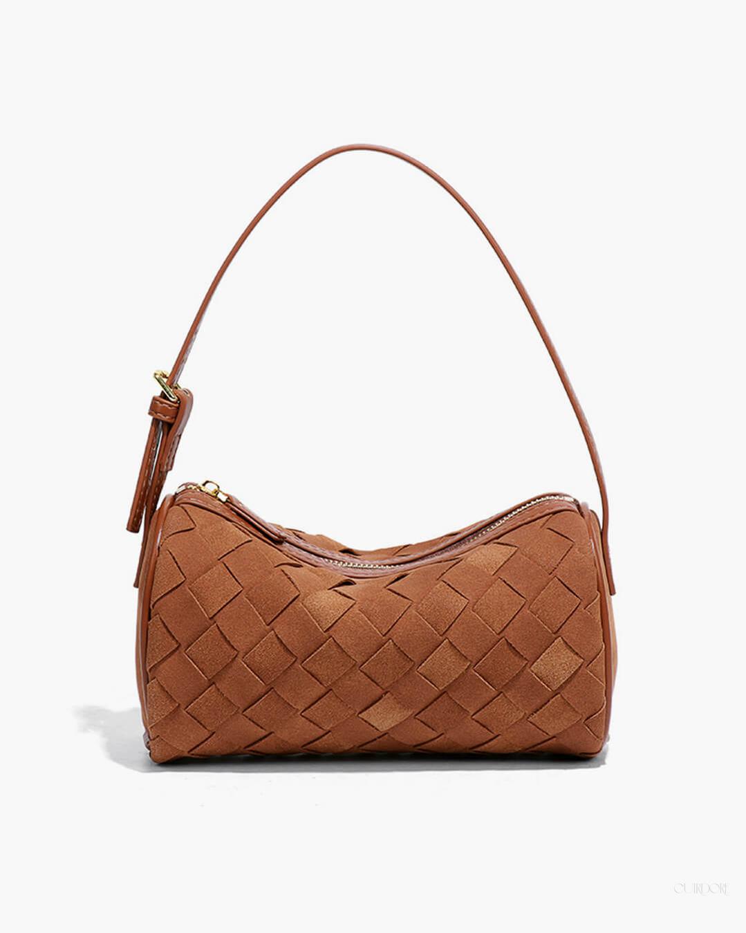 Woven Shoulder Bag — Effortless sophistication with a soft textured finish
