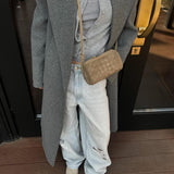 Woven Shoulder Bag — Effortless sophistication with a soft textured finish