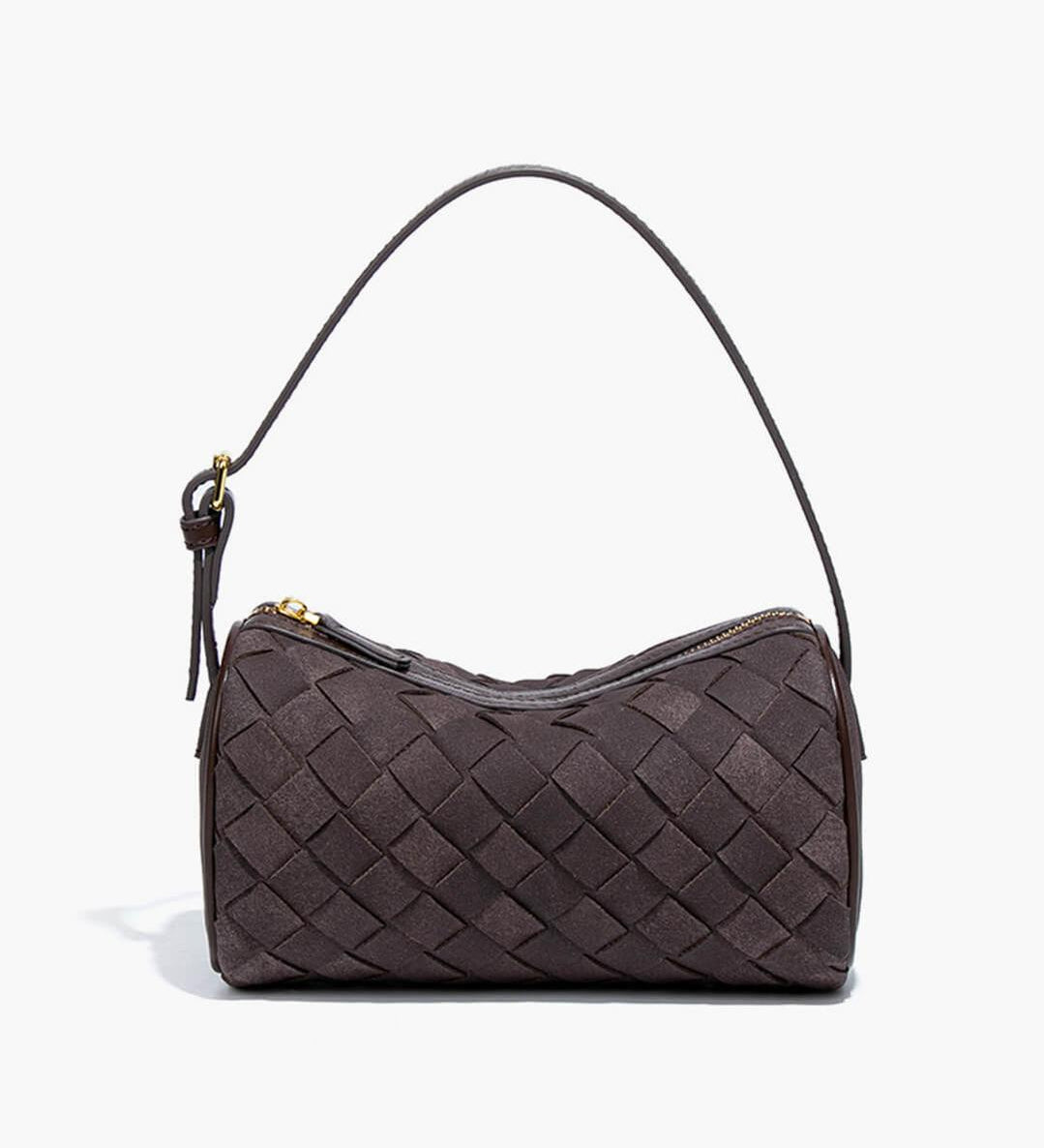 Woven Shoulder Bag — Effortless sophistication with a soft textured finish