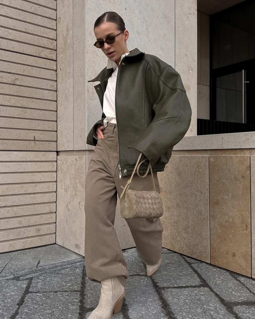 Woven Shoulder Bag — Effortless sophistication with a soft textured finish