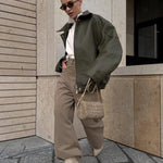 Woven Shoulder Bag — Effortless sophistication with a soft textured finish