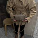 Woven Shoulder Bag — Effortless sophistication with a soft textured finish