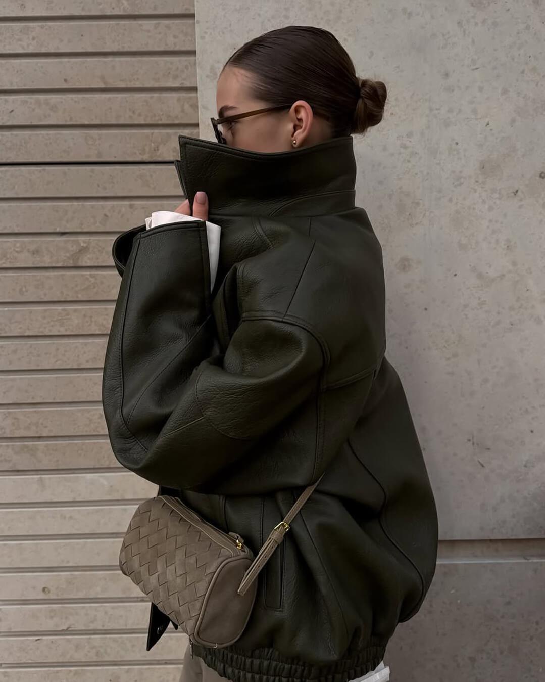 Woven Shoulder Bag — Effortless sophistication with a soft textured finish