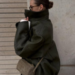 Woven Shoulder Bag — Effortless sophistication with a soft textured finish