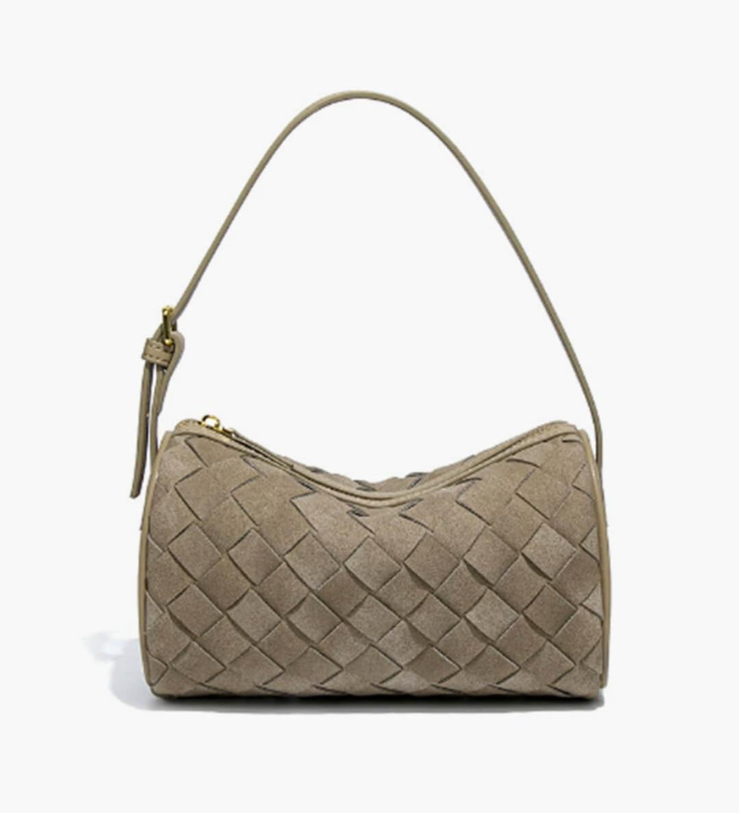 Woven Shoulder Bag — Effortless sophistication with a soft textured finish