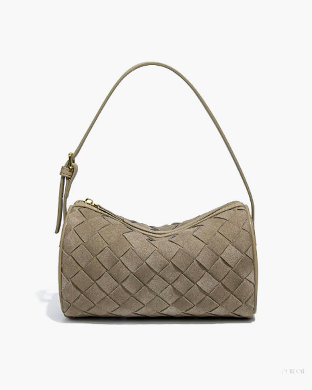 Woven Shoulder Bag — Effortless sophistication with a soft textured finish