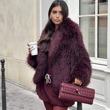 Woven Shoulder Handbag with Gold Lock Detail